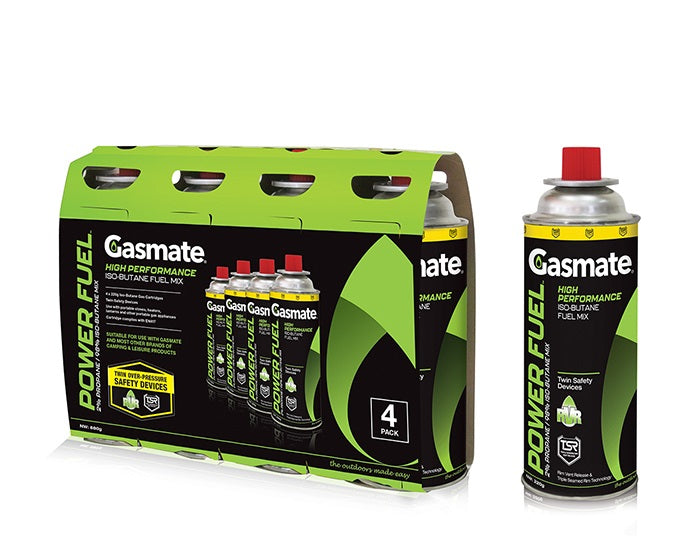 Gasmate 220g Powerfuel Butane Canister 4 pack