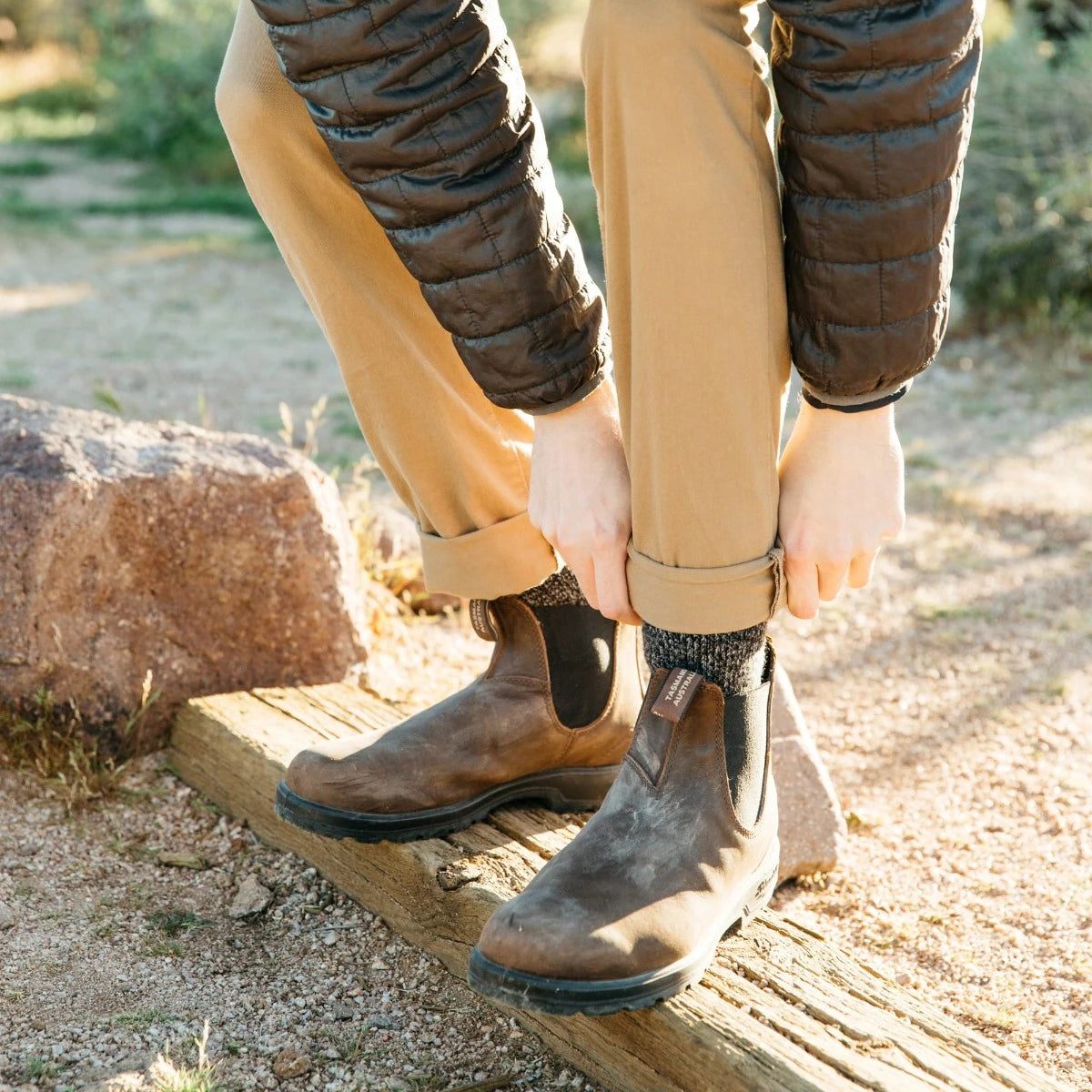 Blundstone Unisex 1609 Chelsea Rustic Brown Boot