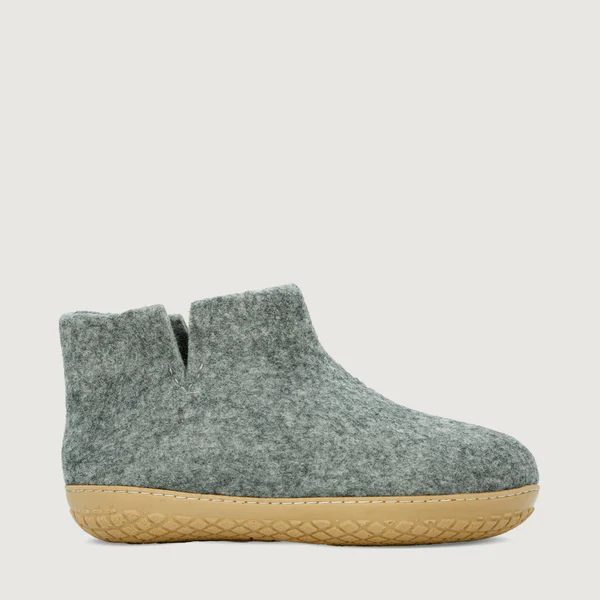 Moana Road Half Boot Hard Sole Grey Toesties