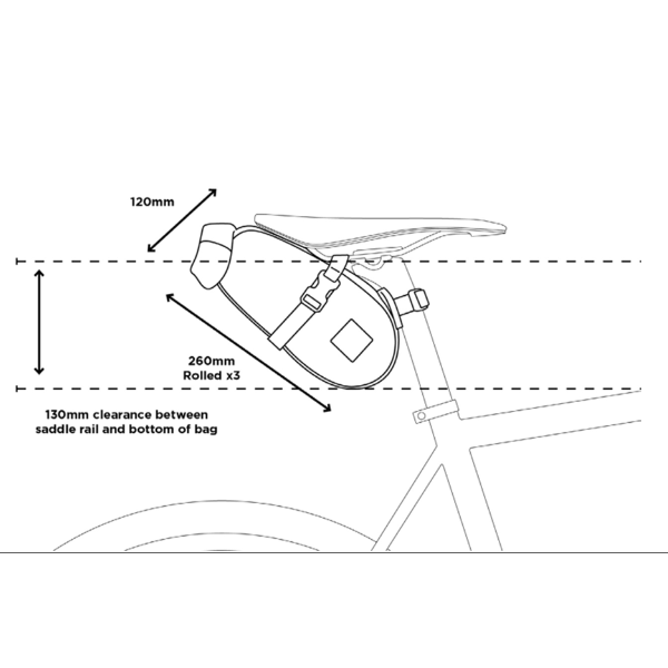 Restrap 2.5L Saddle Pack