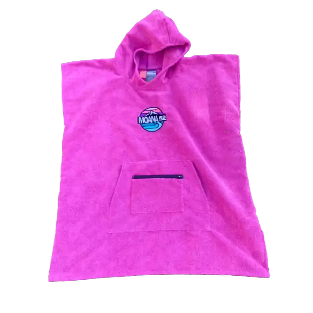 Adventure Towel Hoodie Zip Pocket Adults - Adult / PINK - CASUAL