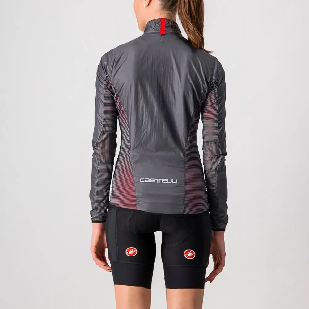 Castelli Aria Shell Jacket Women’s - Castelli Jacket Aria Shell W Dark Gray - L