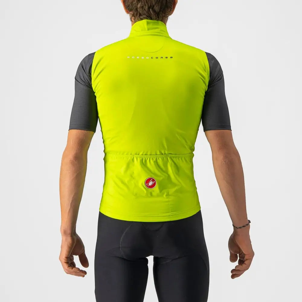 Castelli Pro Thermal Mid Vest Men’s - Castelli Vest Pro Thermal Mid Electric Lime - 2XL