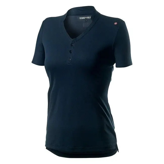 Castelli Tech Polo Women’s - Castelli Polo Tech Women’s Dark Infinity Blue - L