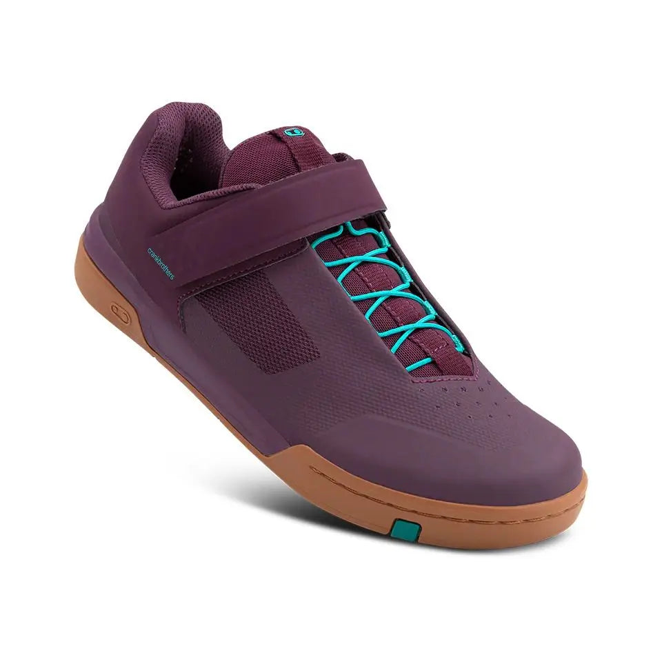 Crankbrothers Stamp Speedlace Purple / Teal Blue - Crankbrothers Shoes Stamp Speedlace Purple / Teal Blue - Gum outsole