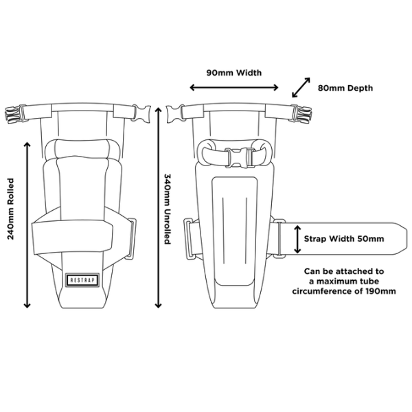 Restrap Downtube Bag