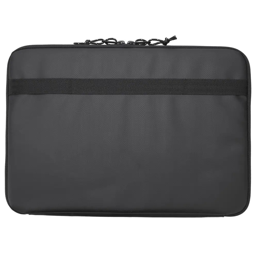 Laptop Sleeve Large. Our large laptop sleeve fits 15" devices. Complete with a handle, use on its own or secure it to our messenger bags with the nylon and hook and loop lashing points.