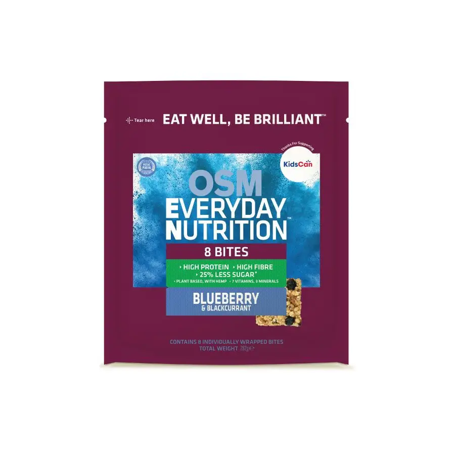 OSM Everyday Nutrition Bites - OSM Bites Everyday Nutrition Blueberry Blackcurrant 8 Pack Pouch(BB 26/10)