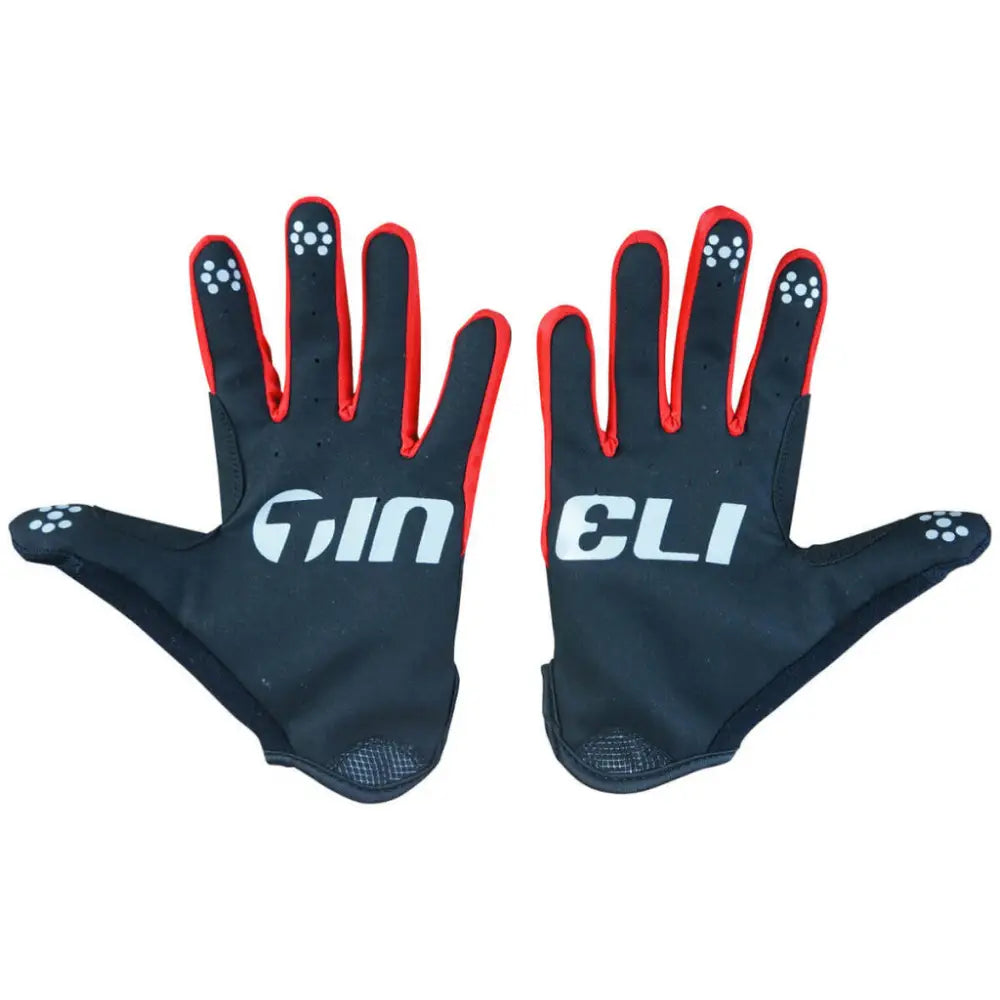 Red Trail Gloves - Apparel & Accessories > Clothing > Activewear > Bicycle Activewear