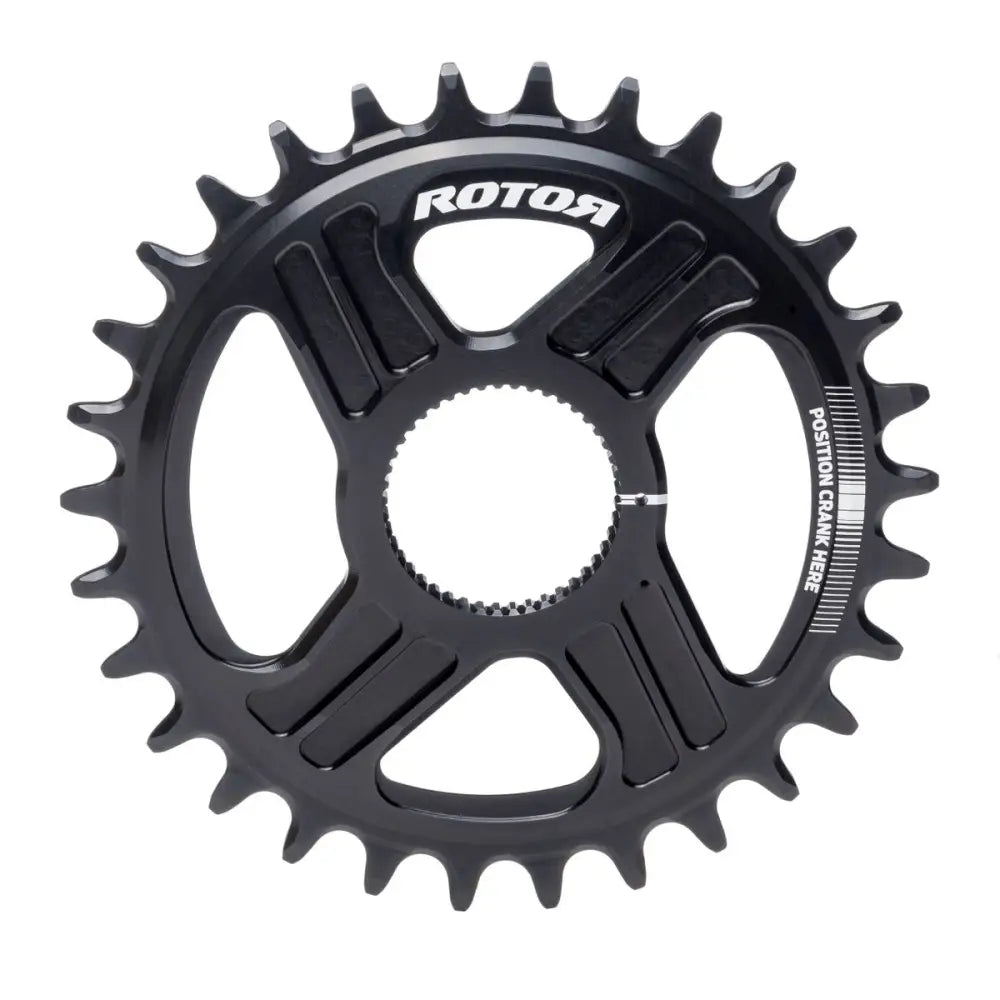 Rotor Chainrings Direct Mount Round 1X MTB - Rotor Chainring Round DM MTB 30T Black