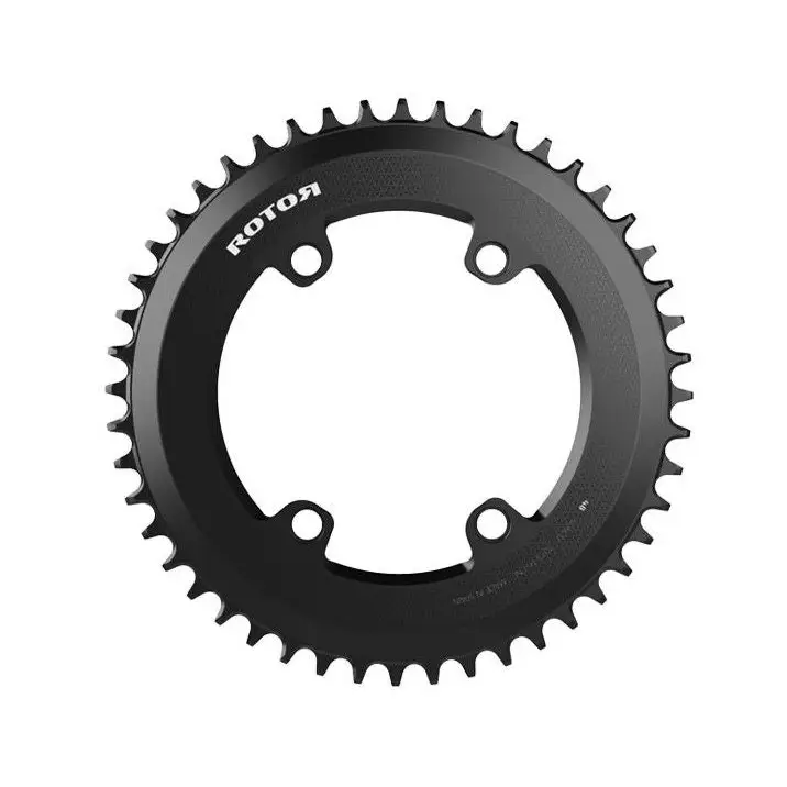 Rotor Chainrings Round 110X4 Aero 1X - Rotor Chainring 1X Round BCD110X4 40T Black