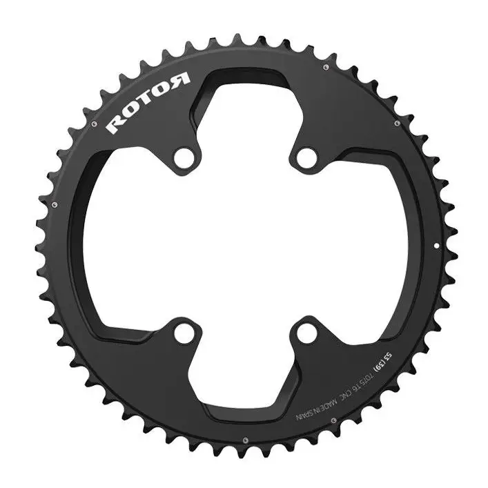 Rotor Chainrings Round 110X4 - Rotor Chainring Round BCD110X4 34T (For 50) Inner Black