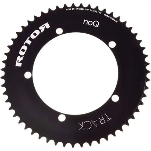 Rotor Chainrings Track 144x5 - Rotor Chainring Round Track 48T BCD144X5 1/8’ Black