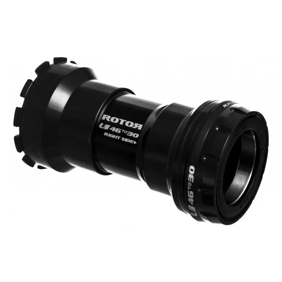 Rotor UBB4630 BBRight ABEC3 for 30mm - Rotor Bottom Bracket UBB 4630 BBRight for 30mm Cranks Steel black