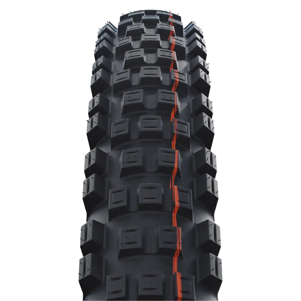 Schwalbe Tyre Eddy Current - Front 27.5 x 2.6 Evolution Folding ADDIX Soft (Orange) Super Trail TL - Easy E - 50 HS496