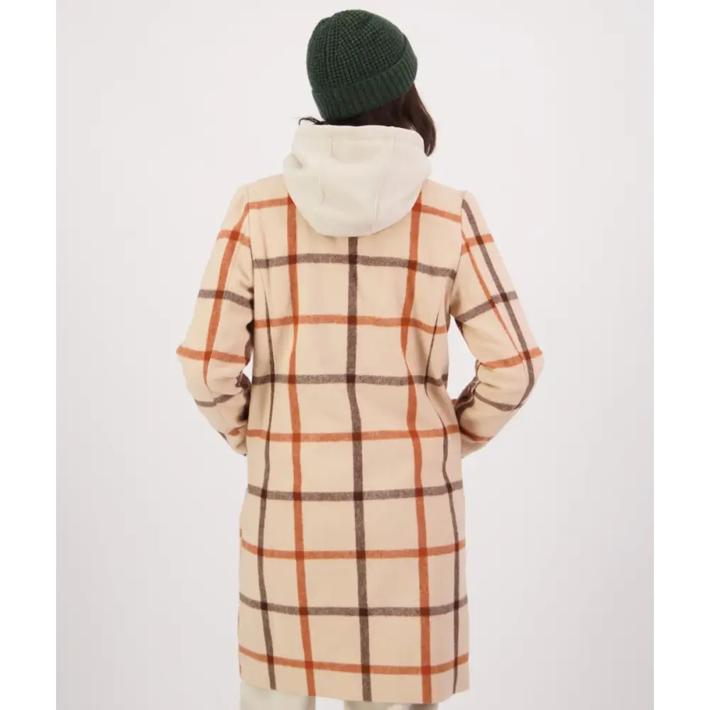 Swanndri Woman’s Monarch Wool Coat Vintage Check - CLOTHING