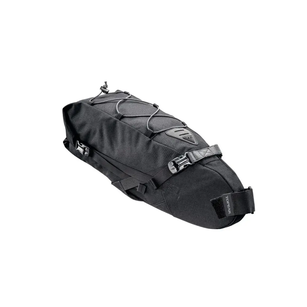 Topeak Backloader 10L - Topeak Bikepacking Backloader 10L Black Seatpost mount bag w/ waterproof inner bag