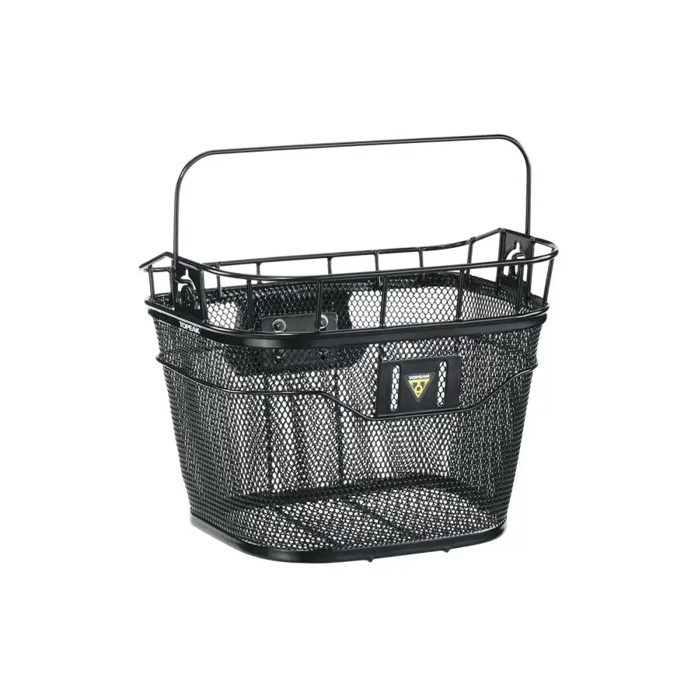 Topeak Front Baskets - Topeak Basket Front Black Mesh w/ Fixer 3E
