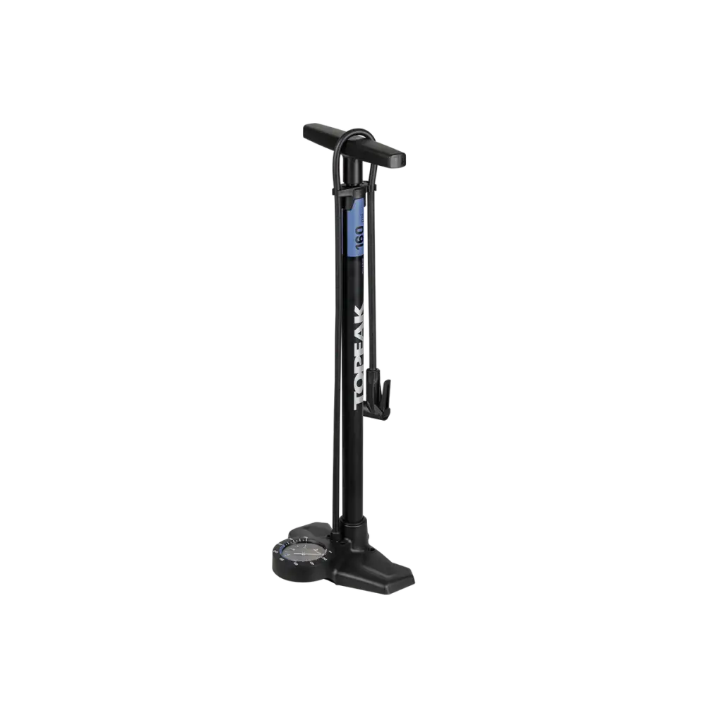 Topeak Joeblow Roadie EX 160psi - Topeak Floor Pump Joeblow Roadie EX Black/Blue 160psi