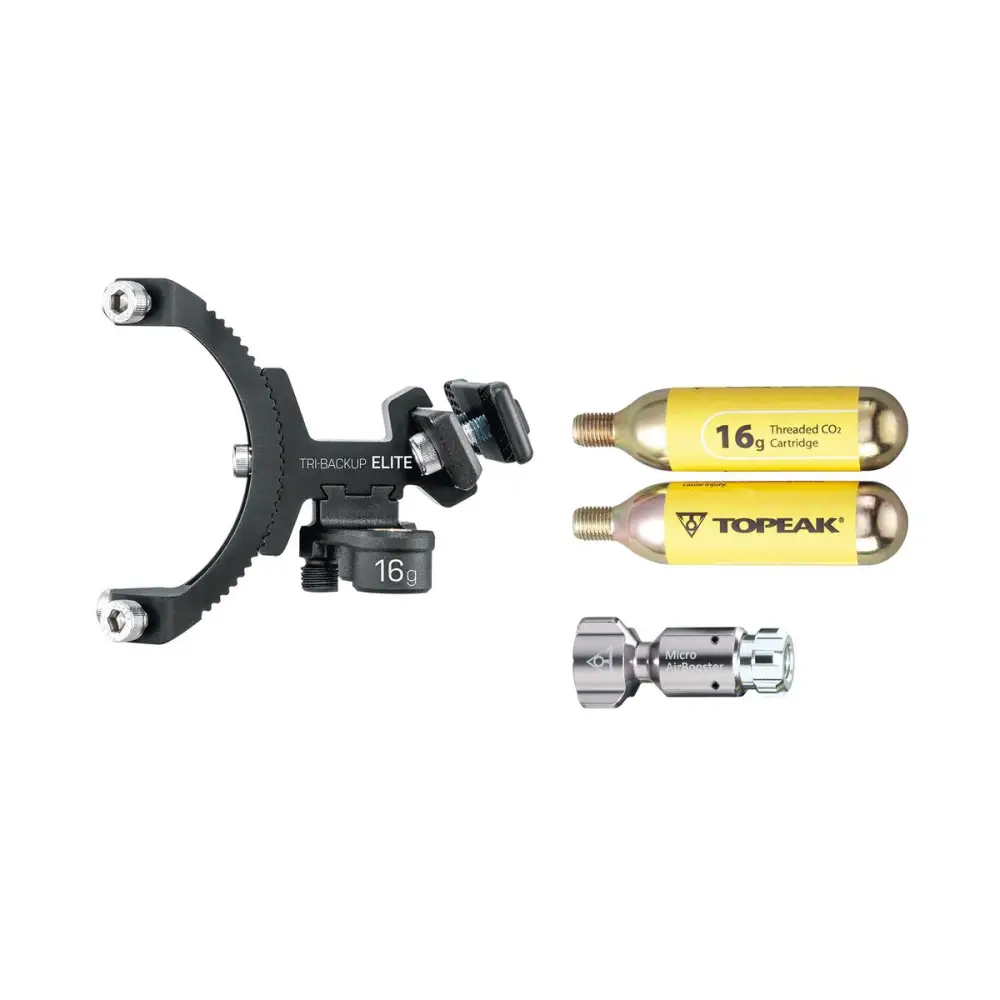 Topeak Tri - Backup Elite Mount - Topeak Tri - Backup Elite Mount for angled rail section