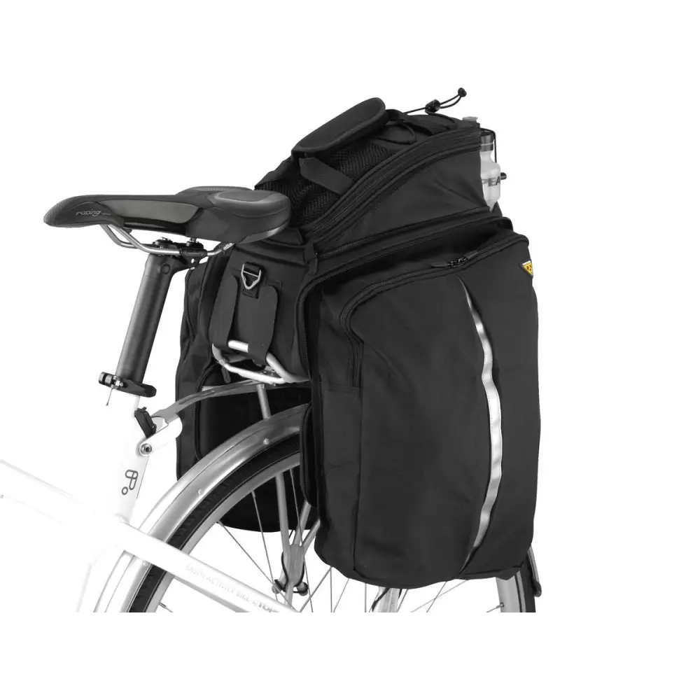 Topeak Trunk Bag MTS DXP Strap Mount - Topeak Trunk Bag MTS DXP Strap On w/explandable panniers 22.6L