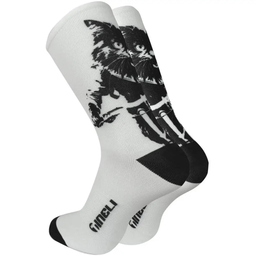 Trail Cat Socks - S - Apparel & Accessories > Clothing > Activewear > Bicycle Activewear