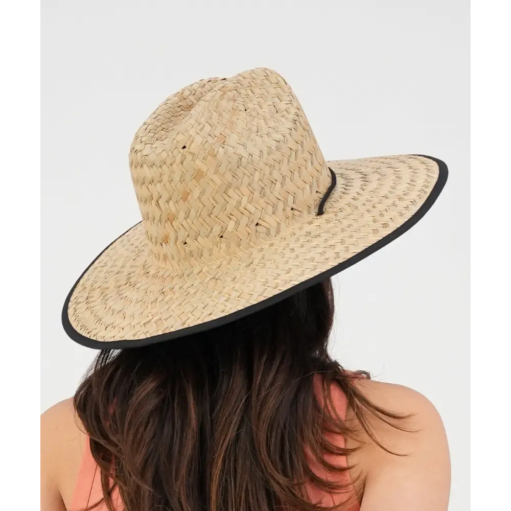 Whangamata Straw Hat Nvy - NAVY - CLOTHING