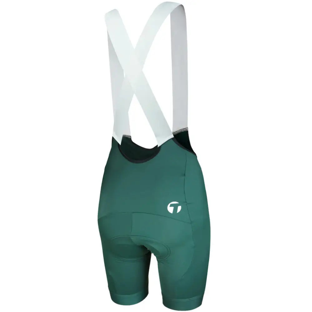 Women’s Dark Green Pro Elite Core Bibs - Apparel & Accessories > Clothing > Activewear > Bicycle Activewear > Bicycle