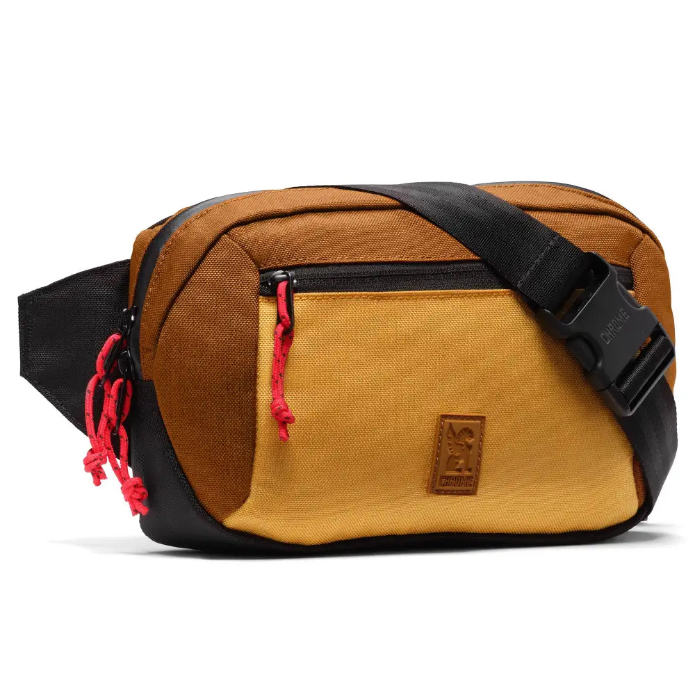 Ziptop Waistpack Amber Tritone. Super useful on-the-go waistpack, aka fanny pack, which doubles as a sling for your phone, keys, wallet and more. Get where you're going in crazy style.