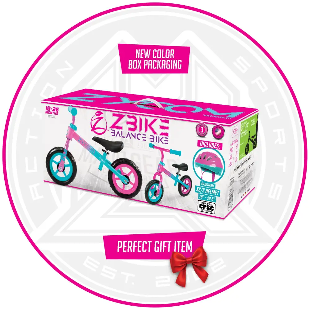 Zycom Balance Bike with Helmet Pink - O/S / PINK - BIKE P N